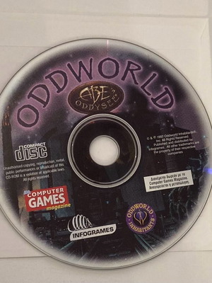 PC Game Oddworld Oddysee used from Computer Games magazine