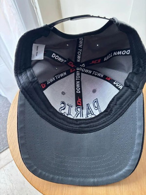 Disney Jockey hat, black and grey, size M