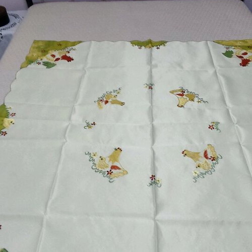 Easter tablecloth new 1.35x1.35