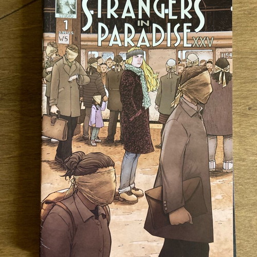 Strangers In Paradise XXV 5 issues like new, English, black and white