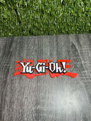 Yu-Gi-Oh! 3D εκτυπωμένο διακοσμητικό λογότυπο, gaming και anime διακόσμηση