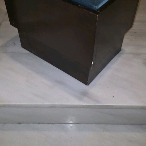 Stool with cushion used, solid wood