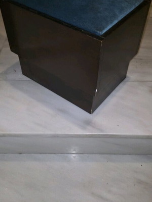 Stool with cushion used, solid wood