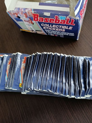 Panini baseball 90 συλλεκτικά σφραγισμένα φακελάκια μεταχειρισμένα