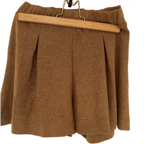 Vassia Kostara shorts like new, gold with strass