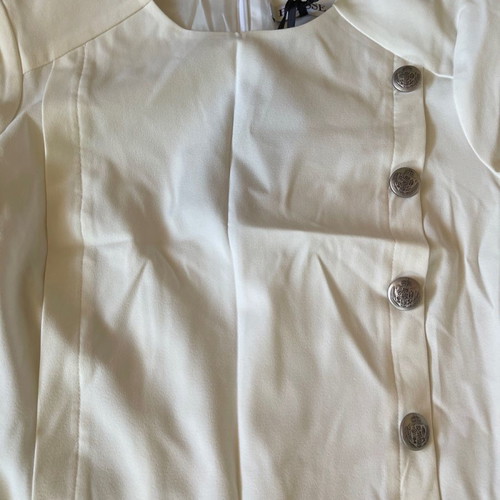 Poesse white one-piece shorts size S new with tag