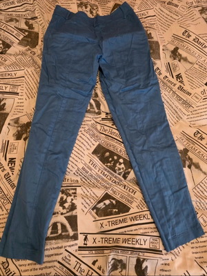 Paranoia fabric pants like new, size L 40 12, blue, non-elastic