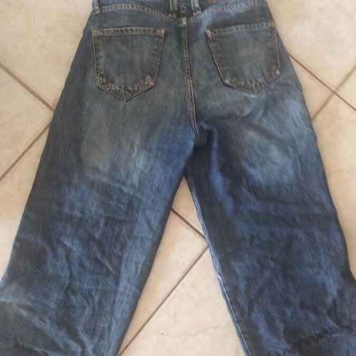 Attrattivo denim zip-culottes used, size M, blue