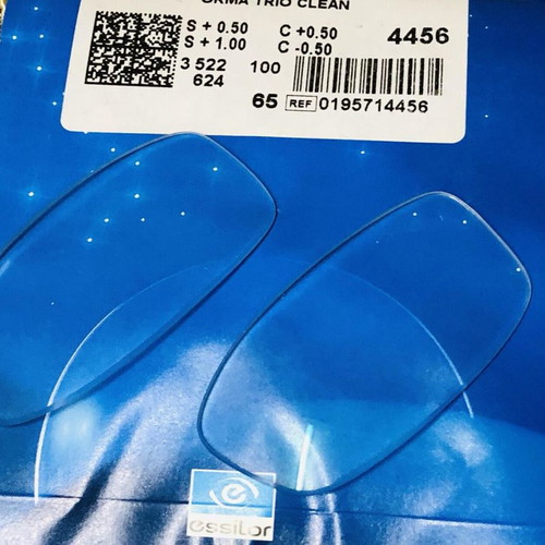 Essilor Orma Trio Clean eyeglass lenses like new, S +0.50 and S +1.0