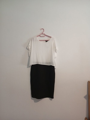 H&M dress new, size 44, black and white