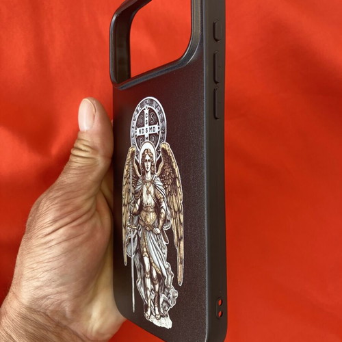 iPhone 17 Pro Max Silicone Case Cover Saint Archangel Michael new