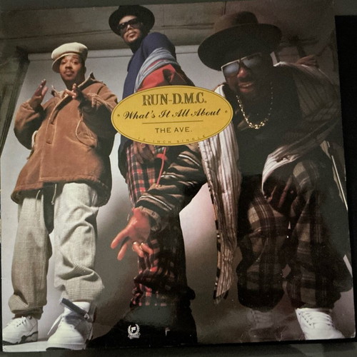 Run DMC What's It All About 12 inch vinyl used, hip-hop