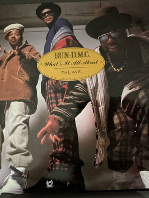 Run DMC What's It All About 12 inch vinyl used, hip-hop