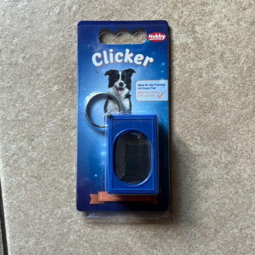 Noby clicker for dogs new, blue