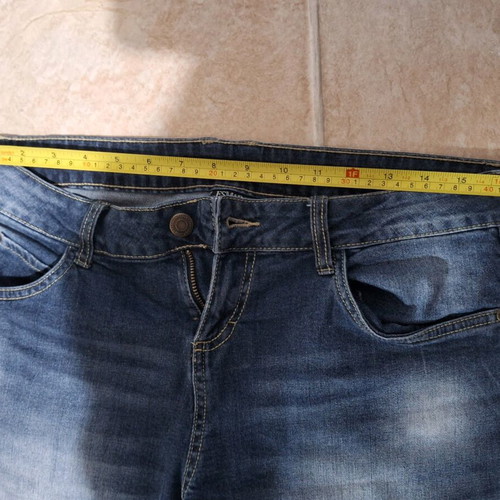 Women's denim jeans like new, size L, blue