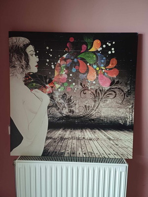 Bizart Colorful Emotions painting used 80 x 80