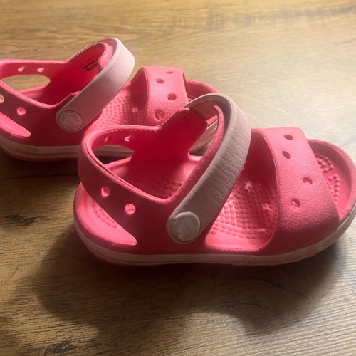 Πέδιλα Crocs παιδικά ροζ φούξια Νο 5 σαν καινούργια