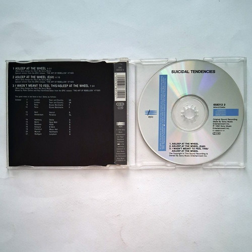 Suicidal Tendencies Asleep At The Wheel CD Maxi-Single like new, rock