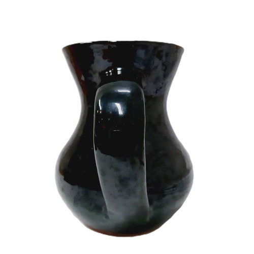 Glazed ceramic jug 16 cm like new