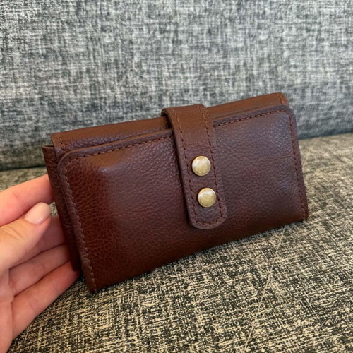 Handmade leather tobacco pouch