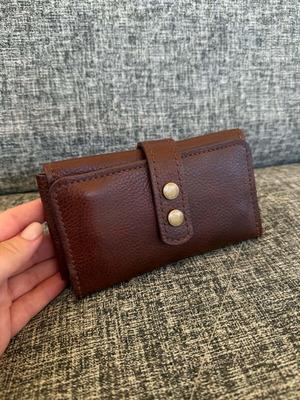 Handmade leather tobacco pouch