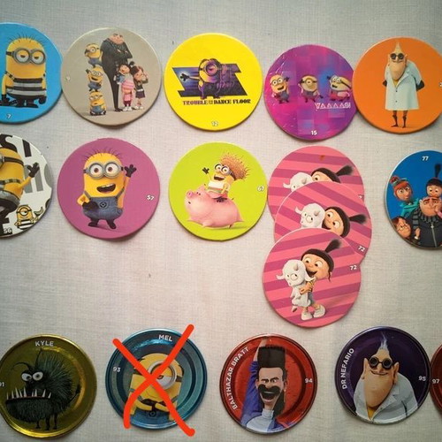Chipicao Minions I Am The Most Despicable Caps Like New Set