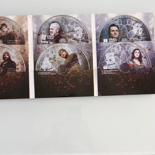 Robin Hood Season 2 DVD set like new, BBC series with Greek subtitles