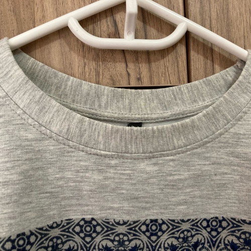 Stradivarius women's long-sleeve blouse used, gray, size S