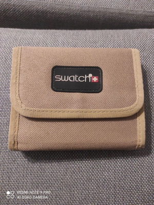 Αντρικό πορτοφόλι Swatch σαν καινούργιο, σπάνιο, καφέ