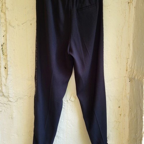 Marks & Spencer shiny black trousers size 12 long like new