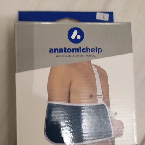 Arm sling adjustable, like new, blue