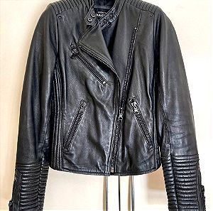 Black leather Jacket S