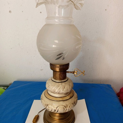 Table lamp old used, functional