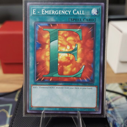 E - Emergency Call Yu-Gi-Oh! card