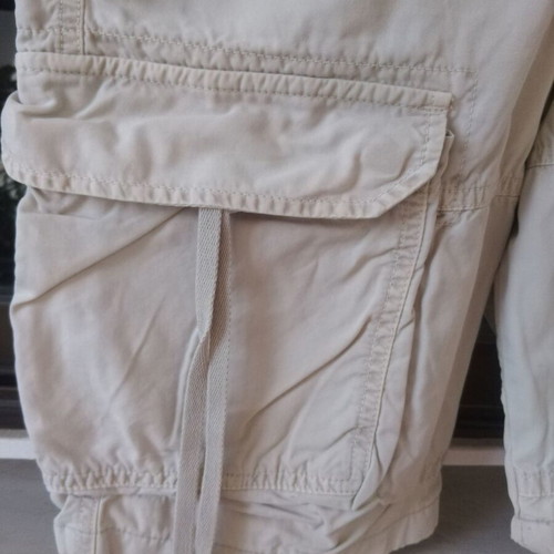 Beige cotton bermuda shorts like new, size S