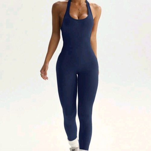 Shein one-piece jumpsuit new, blue, size S