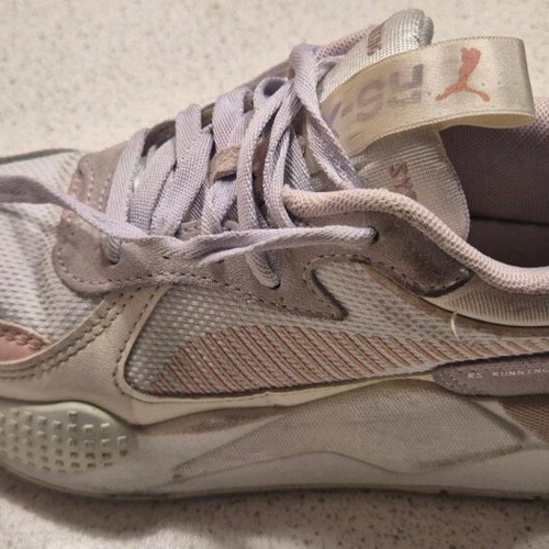 Puma RSX Running System women's size 36 like new, beige and pink