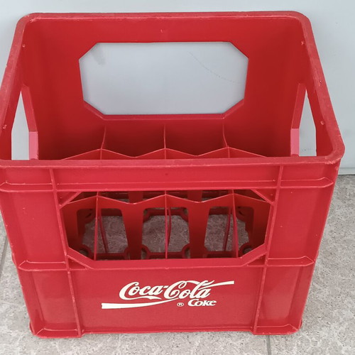 Coca Cola plastic crate vintage used