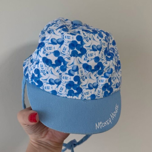 Mickey Mouse Disney Baby Cotton Hat New, Blue for Boys