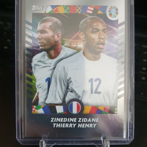 Topps Uefa Euro Jose Mourinho Curated Set Legends Zinedine Zidane Thierry Henry new