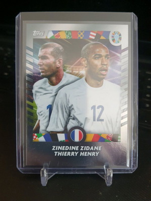 Topps Uefa Euro Jose Mourinho Curated Set Legends Zinedine Zidane Thierry Henry new