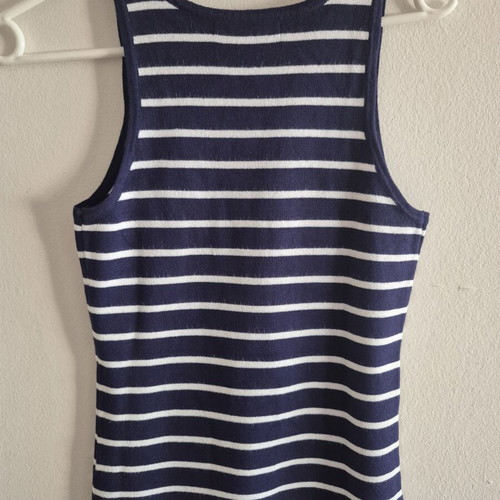 Striped blouse like new, size S, white and blue