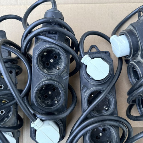 Professional Heavy-Duty Power Strips Pack of 6 used, Bals & Megalux