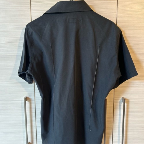 Men's short-sleeve shirt black like new, size M