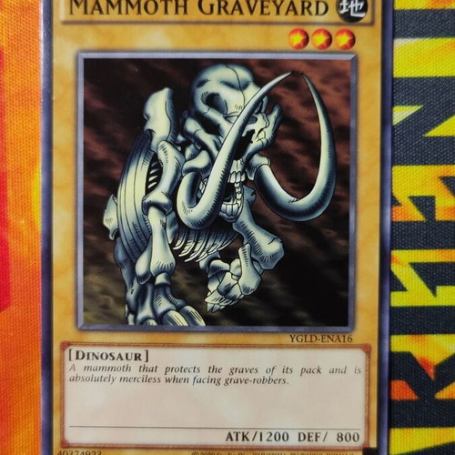 Mammoth Graveyard YGLD Yu-Gi-Oh! card new