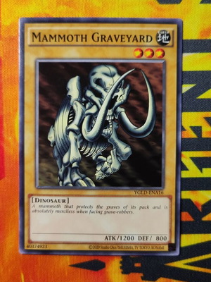 Mammoth Graveyard YGLD Yu-Gi-Oh! card new