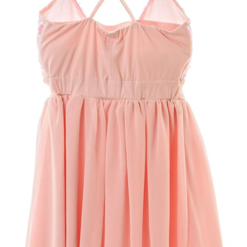 Babylon pink dress with sequins, size 14, new
