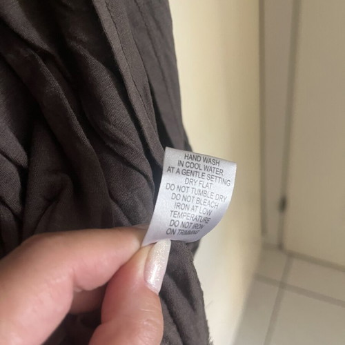 YUKA dress medium large brown like new with embroidered stones