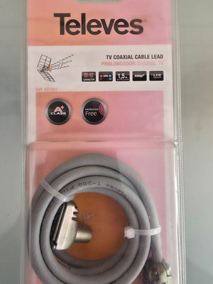 Televés TV Coaxial Cable Lead 1.5m new, sealed