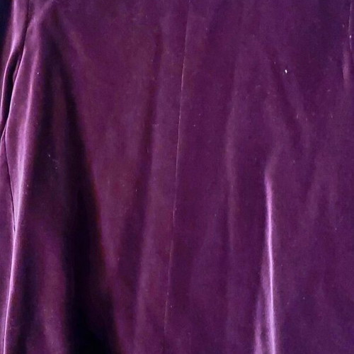 Women's velvet tailored suit like new, handmade with decorative details